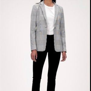 Banana Republic Houndstooth Long and Lean Blazer Sz. 12